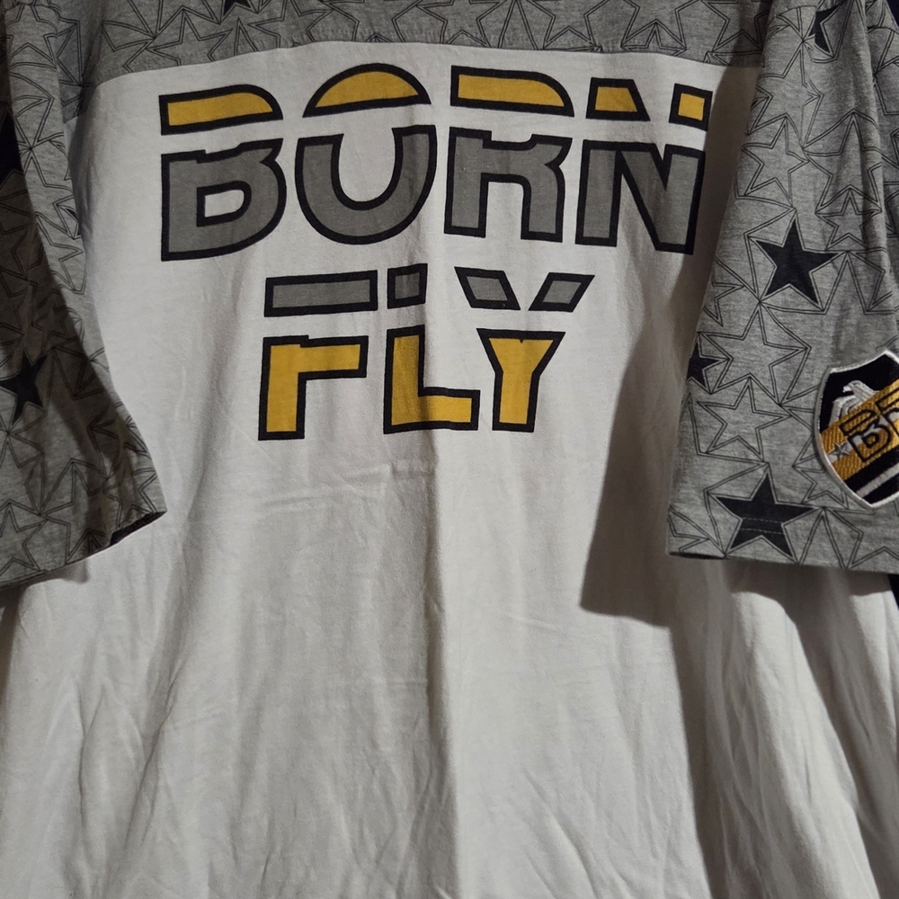 Kids Graphic Tee - Gray and White